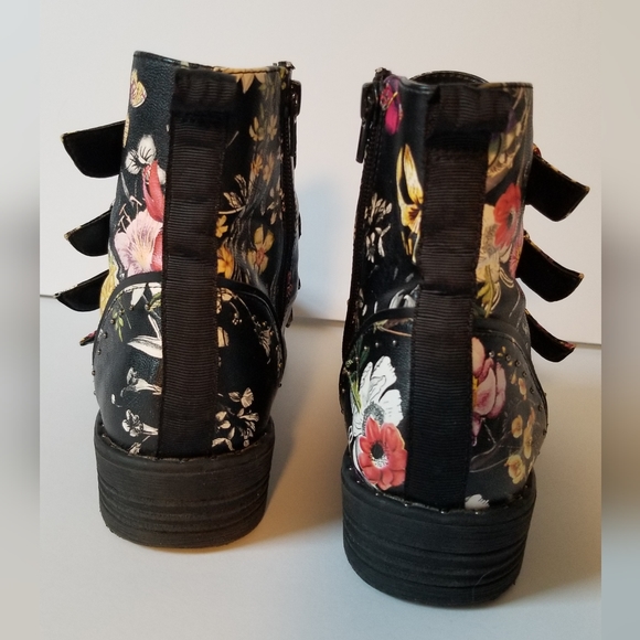 Steve Madden Floral boots Sz 7 - Picture 5 of 11